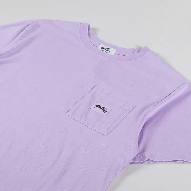 Stan Ray Patch Pocket T Shirt Washed Purple-1