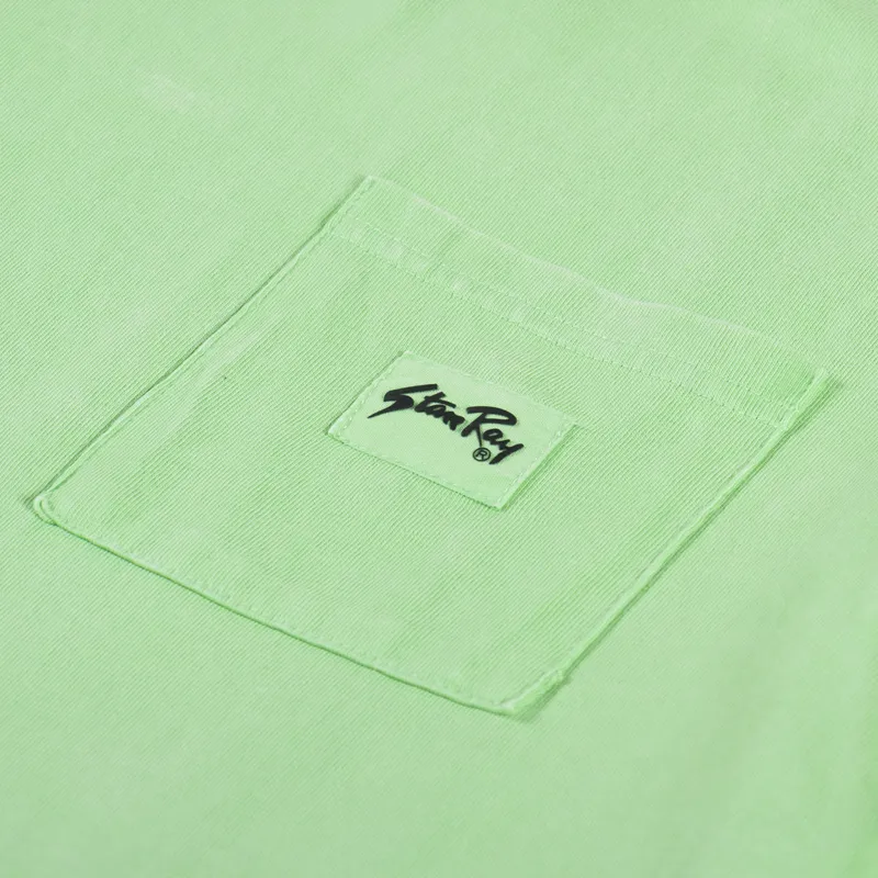 Stan Ray Patch Pocket T Shirt Washed Lime-2