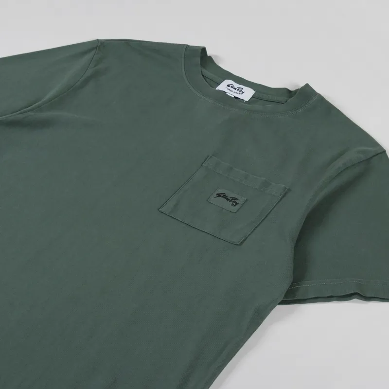 Stan Ray Patch Pocket T Shirt Washed Green-1