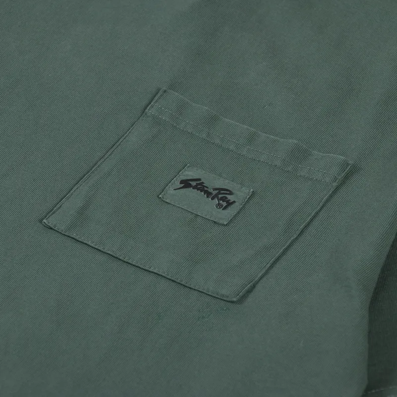 Stan Ray Patch Pocket T Shirt Washed Green-2