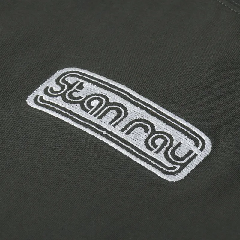 Stan Ray Moto Embroidery T Shirt Washed Black-2