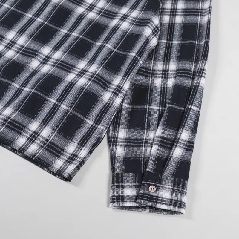 Stan Ray Mens Zip OverShirt Black Plaid Check