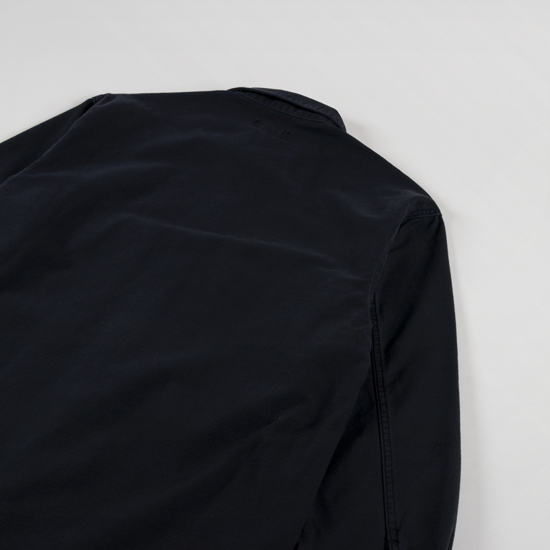 Stan Ray CPO Shirt Black Sateen-3