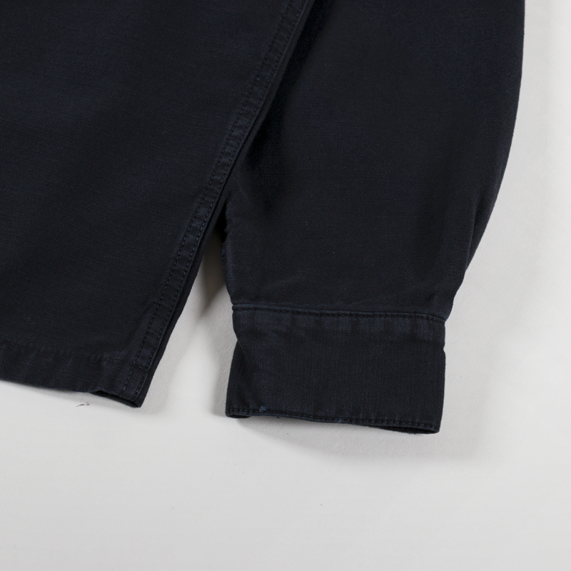 Stan Ray CPO Shirt Black Sateen-8