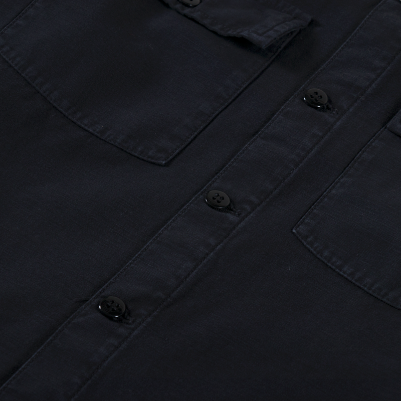 Stan Ray CPO Shirt Black Sateen-5