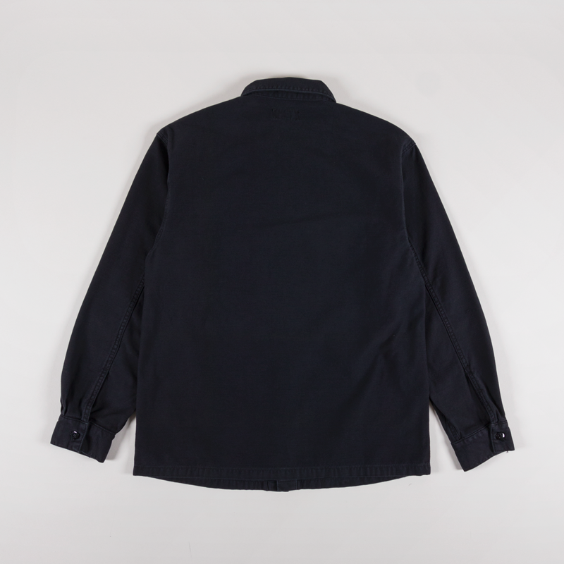 Stan Ray CPO Shirt Black Sateen-1