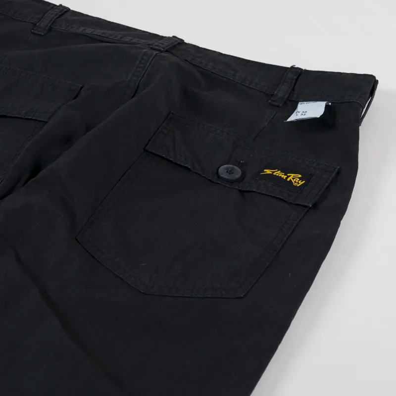 Stan Ray Fat Pant Black Ripstop-8