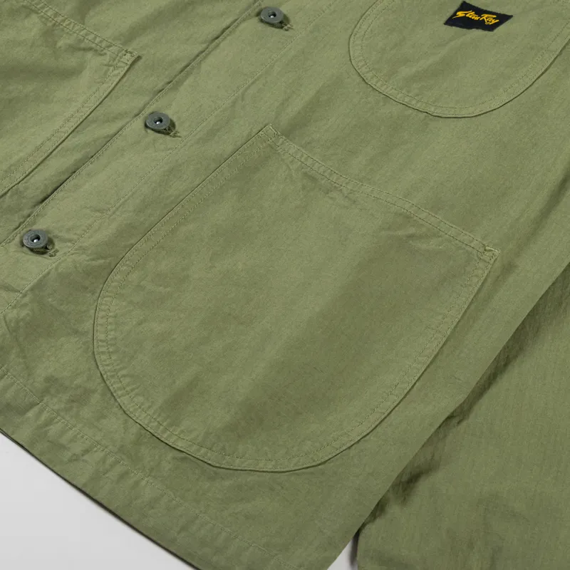Stan Ray Coverall Jacket Olive Ripstop-6