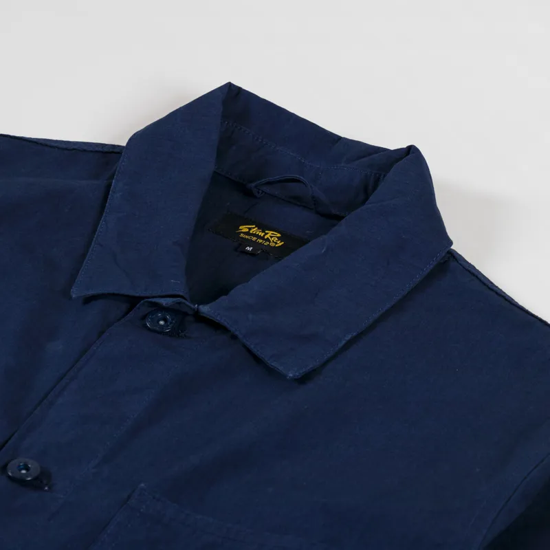 Stan Ray Coverall Jacket Navy Ripstop-4