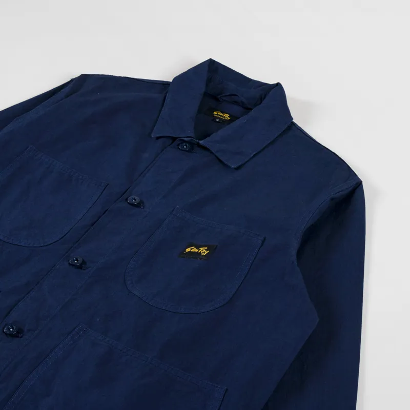 Stan Ray Coverall Jacket Navy Ripstop-2