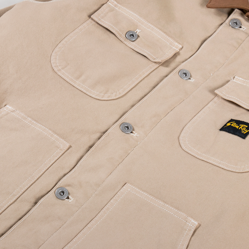 Stan Ray Pork Chop Jacket Antique Khaki Duck-7