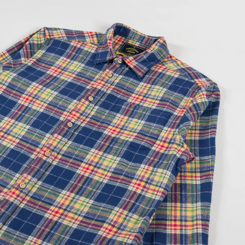 Portuguese Flannel Olissipo Shirt Blue-2