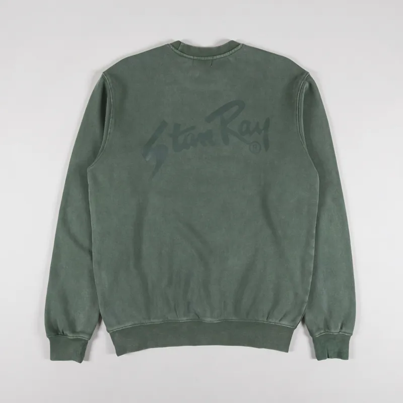 Stan Ray Mens Stan Crewneck Sweatshirt Washed Green