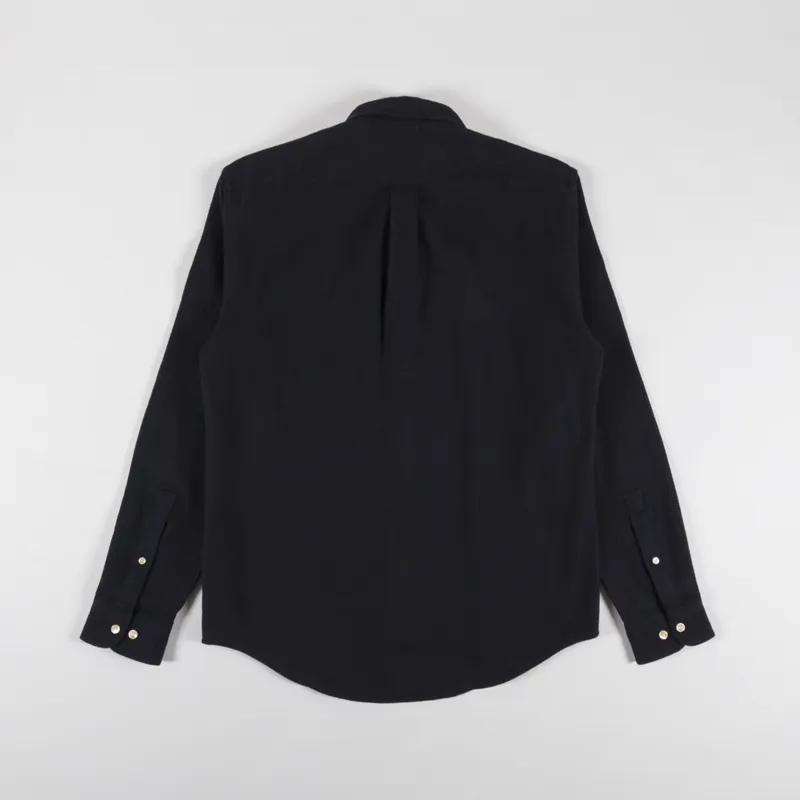 Portuguese Flannel Teca Shirt Black-1