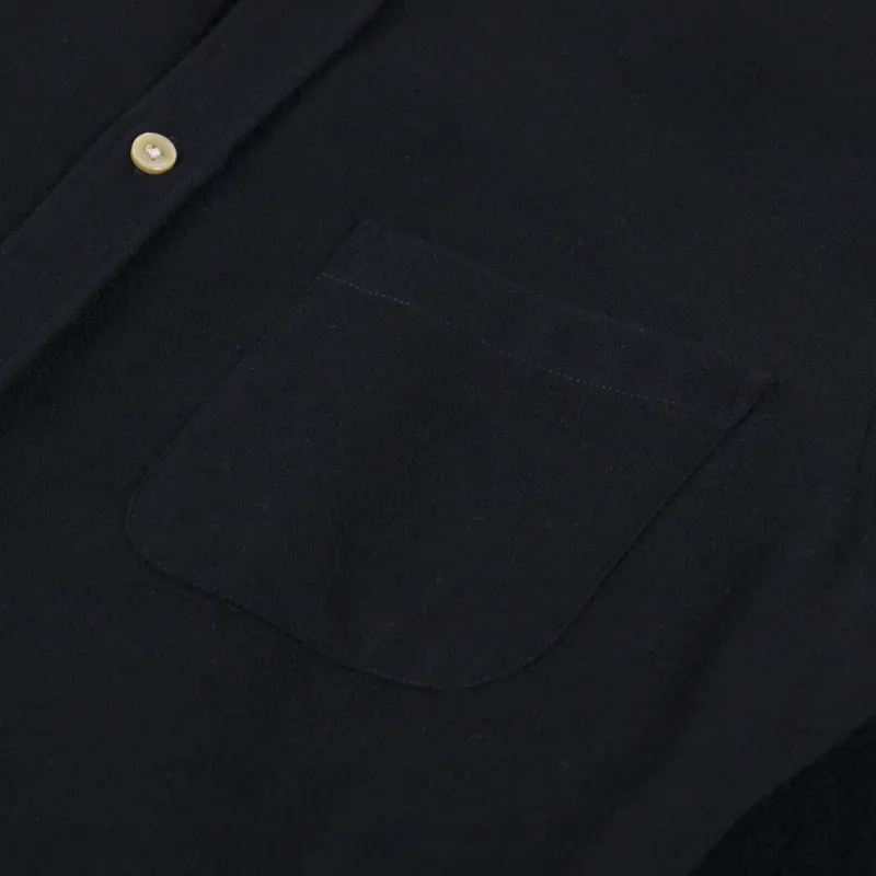 Portuguese Flannel Teca Shirt Black-4