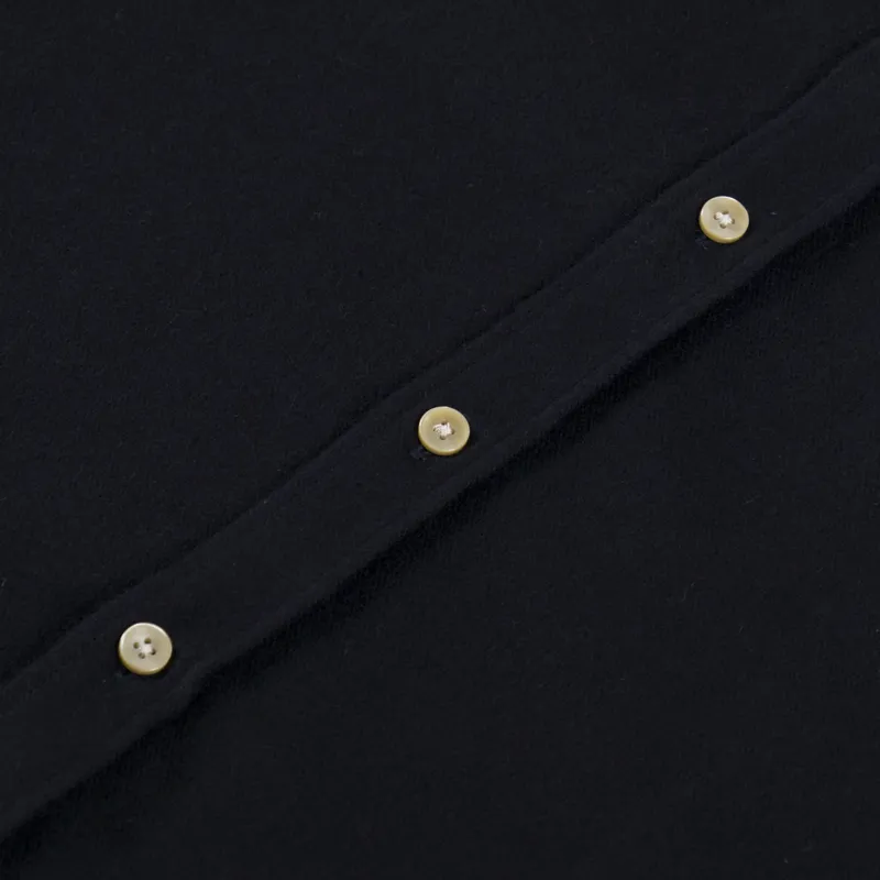 Portuguese Flannel Teca Shirt Black-5