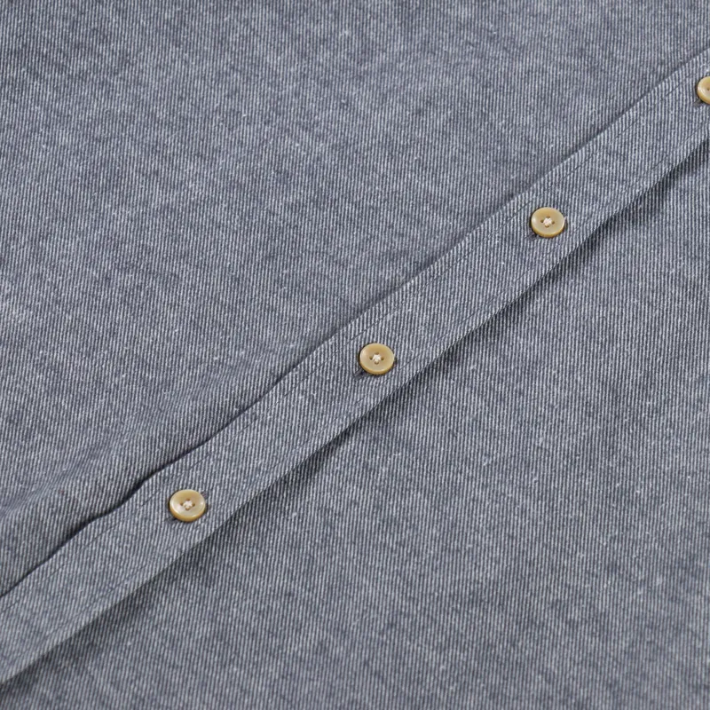 Portuguese Flannel Teca Shirt Light Grey-5