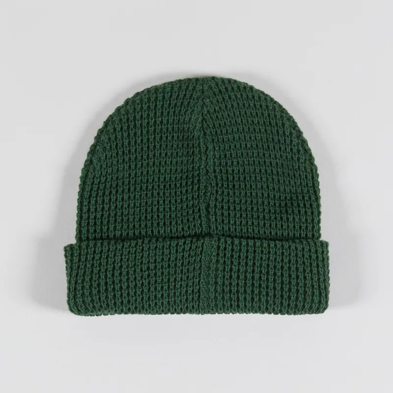 Stan Ray Waffle Knit Beanie Pine Green-1