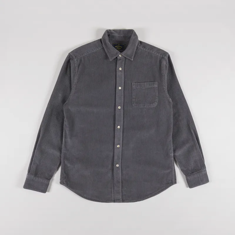 Portuguese Flannel Lobo Shirt Anthracite