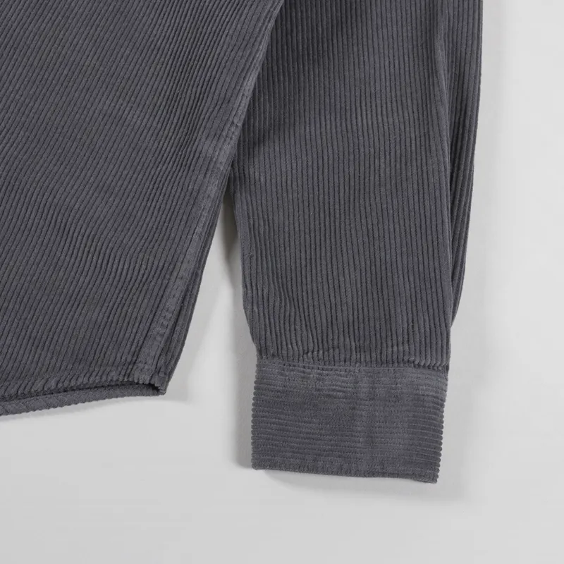 Portuguese Flannel Lobo Shirt Anthracite-8