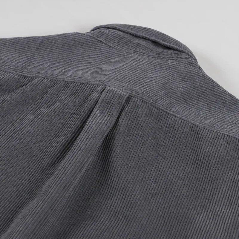 Portuguese Flannel Lobo Shirt Anthracite-5