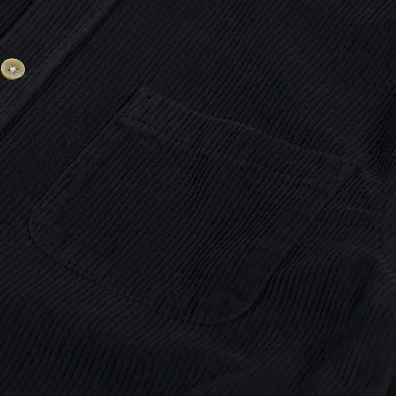 Portuguese Flannel Lobo Shirt Black-4