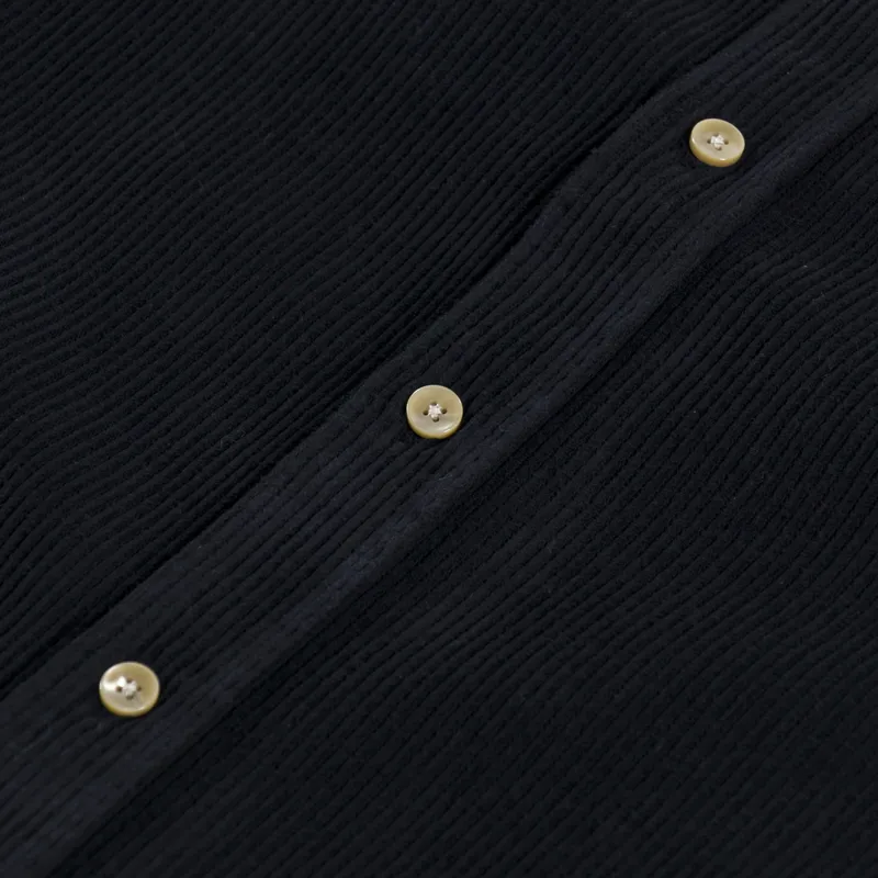 Portuguese Flannel Lobo Shirt Black-5