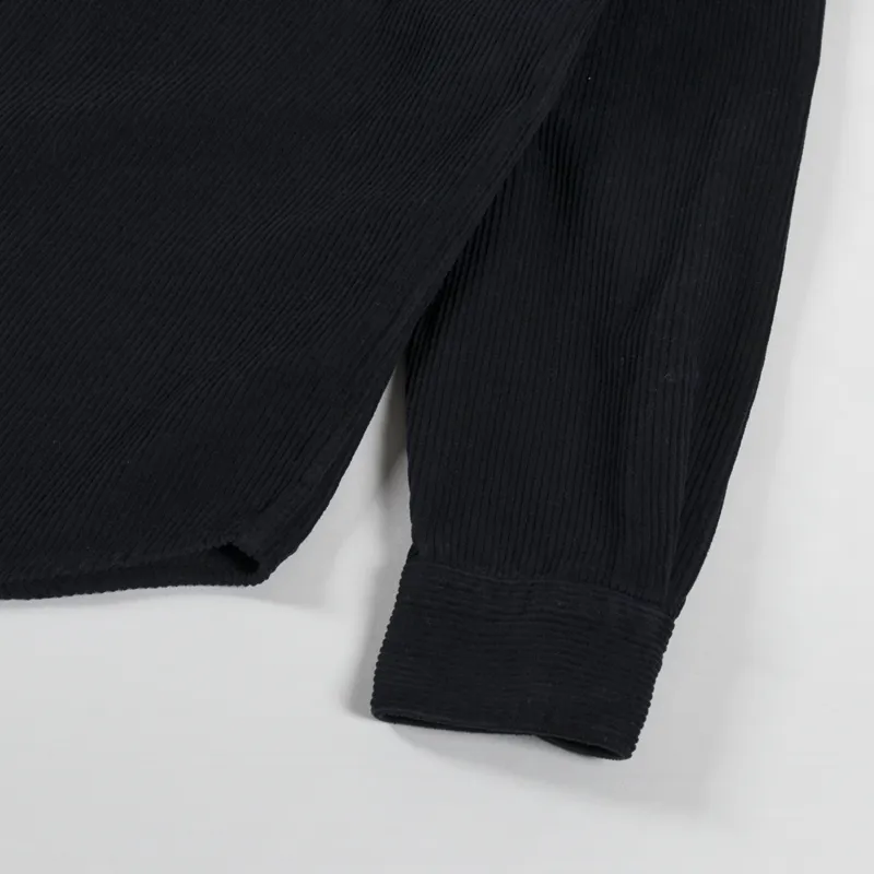 Portuguese Flannel Lobo Shirt Black-6