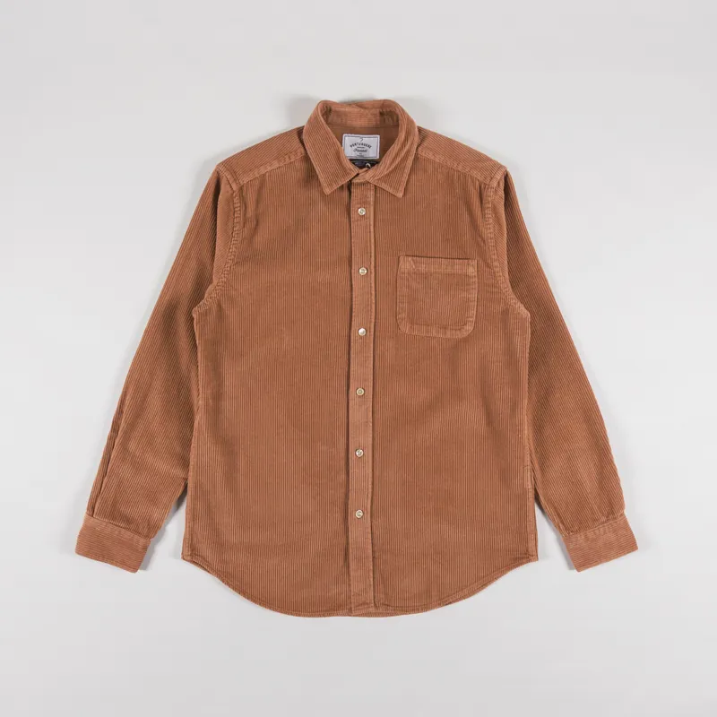 Portuguese Flannel Lobo Shirt Brick
