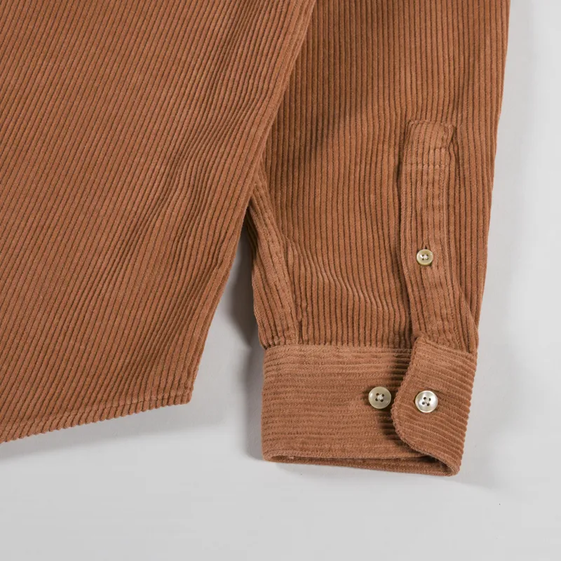 Portuguese Flannel Lobo Shirt Brick-7