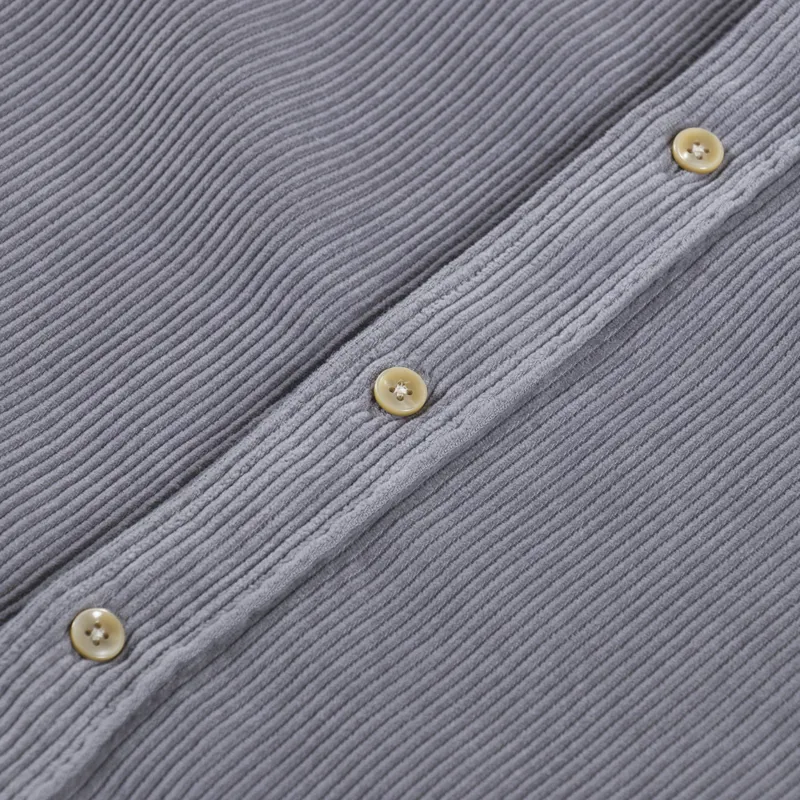 Portuguese Flannel Lobo Shirt Grey-4