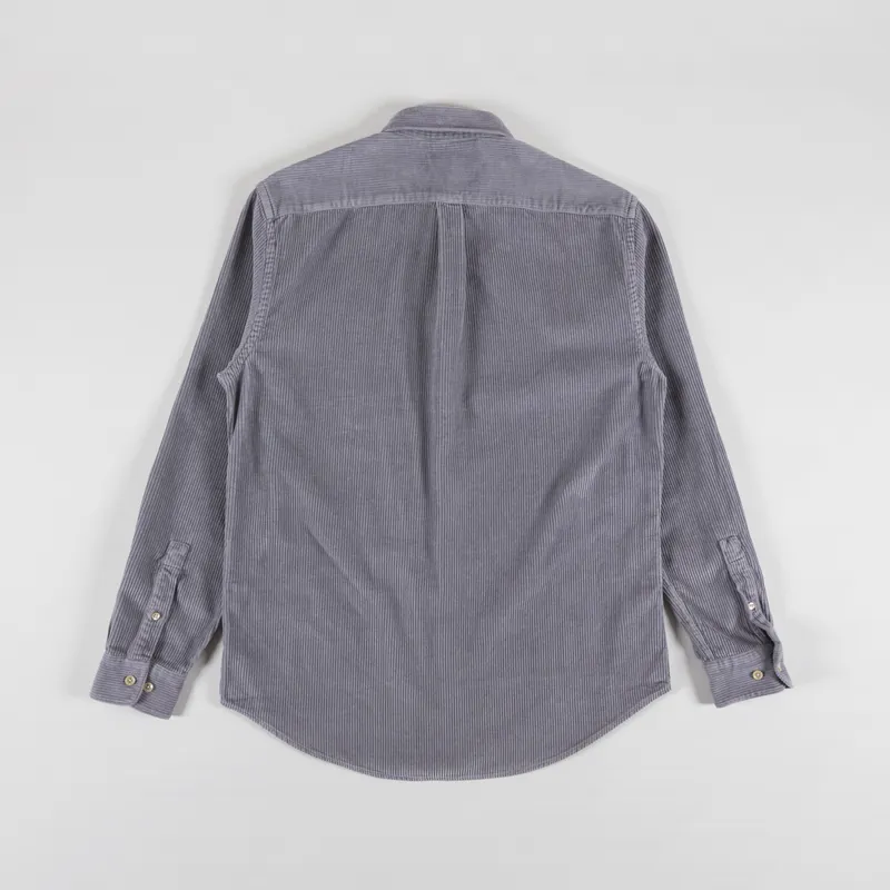 Portuguese Flannel Lobo Shirt Grey-1
