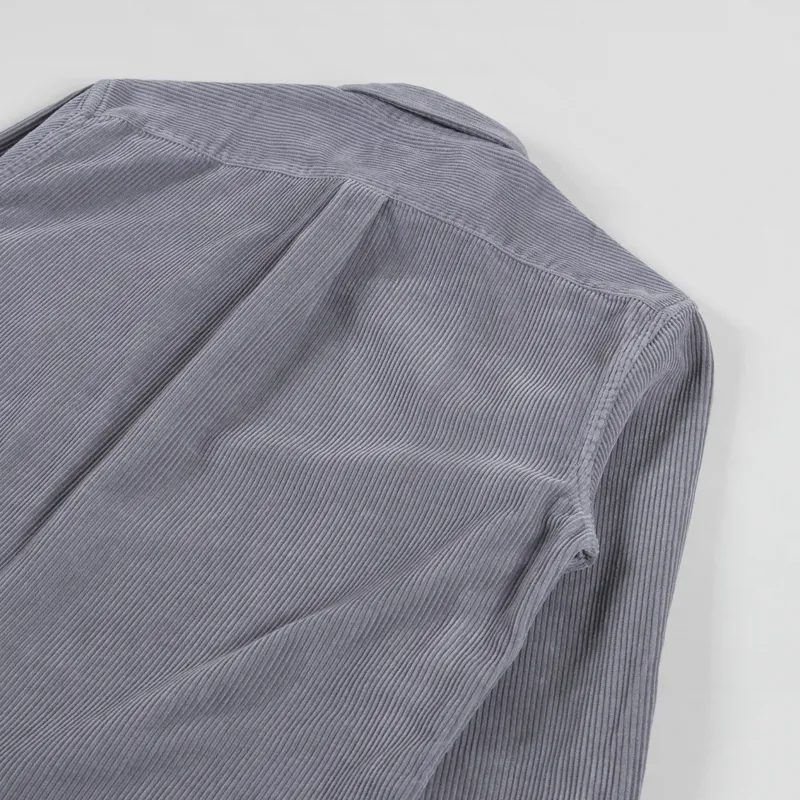 Portuguese Flannel Lobo Shirt Grey-3