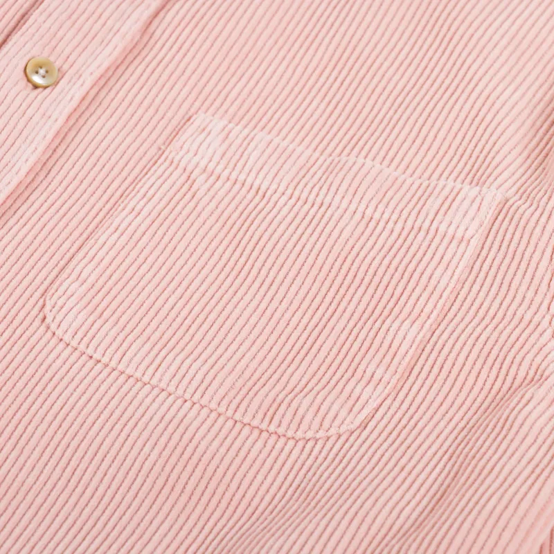 Portuguese Flannel Lobo Shirt Old Rose-5