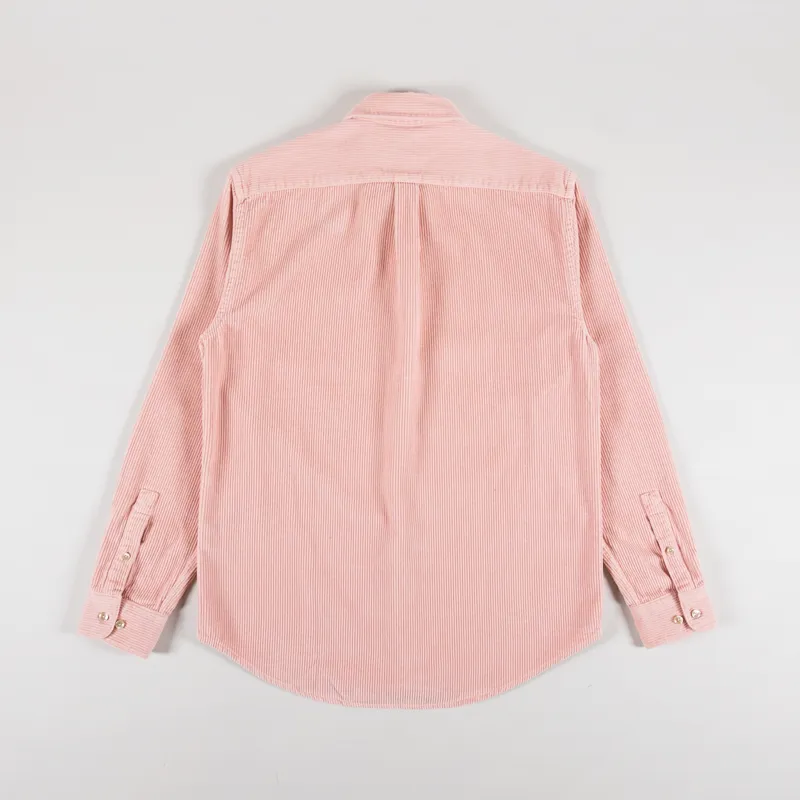 Portuguese Flannel Lobo Shirt Old Rose-1