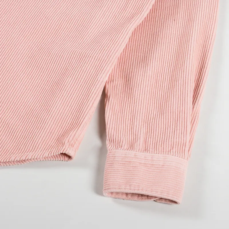 Portuguese Flannel Lobo Shirt Old Rose-6