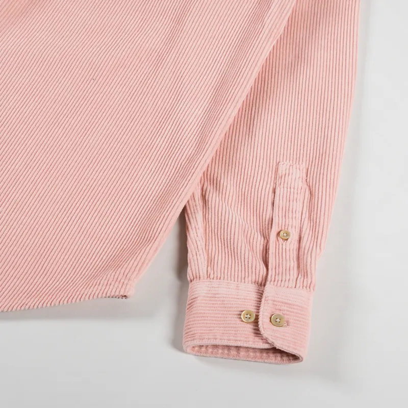 Portuguese Flannel Lobo Shirt Old Rose-7