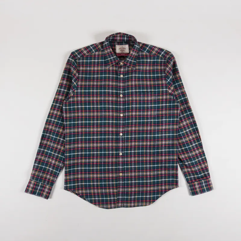 Portuguese Flannel Forest Train Shirt Multicolor
