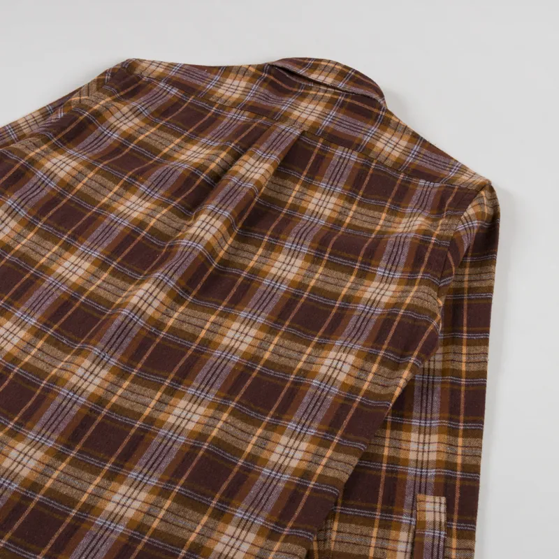 Portuguese Flannel Apollo Shirt Brown-3