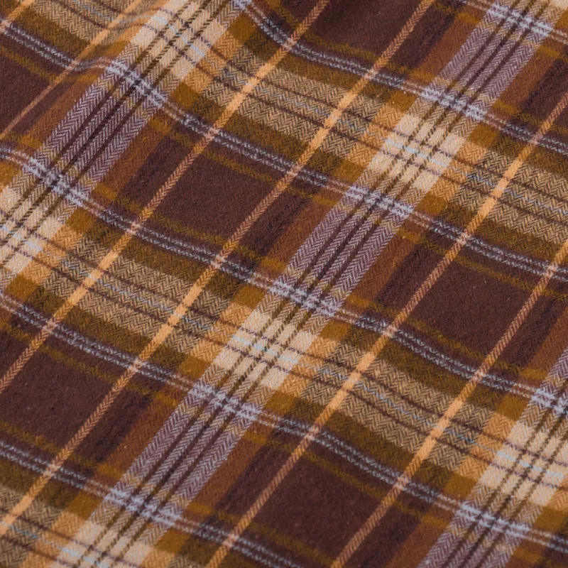 Portuguese Flannel Apollo Shirt Brown-4