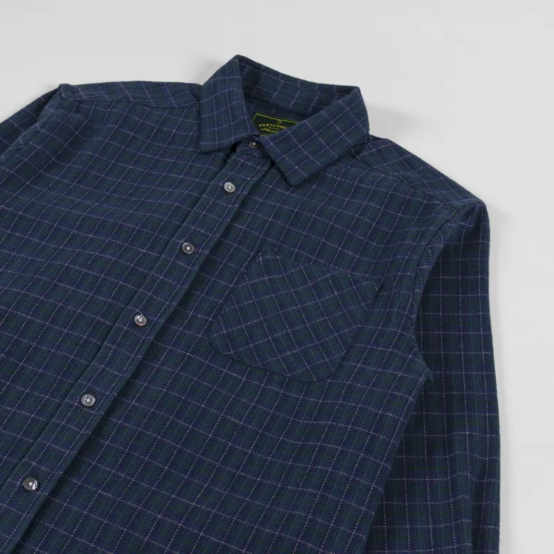 Portuguese Flannel Minerva Shirt Blueish-2