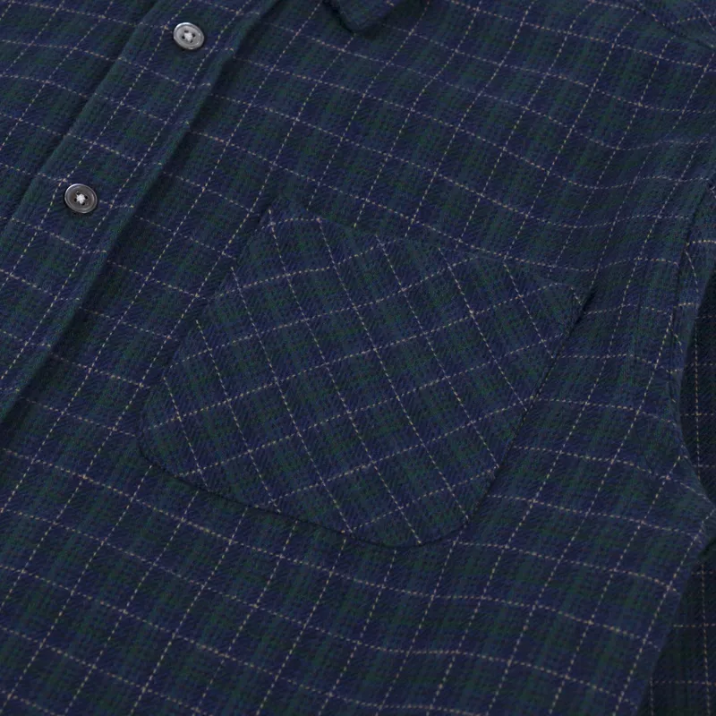 Portuguese Flannel Minerva Shirt Blueish-6