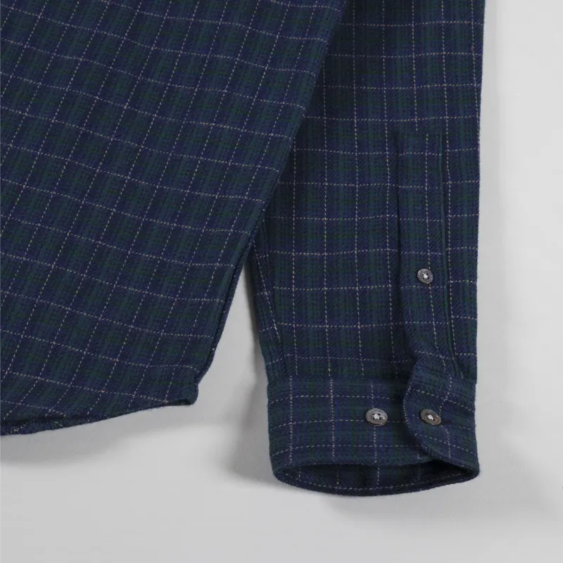 Portuguese Flannel Minerva Shirt Blueish-8