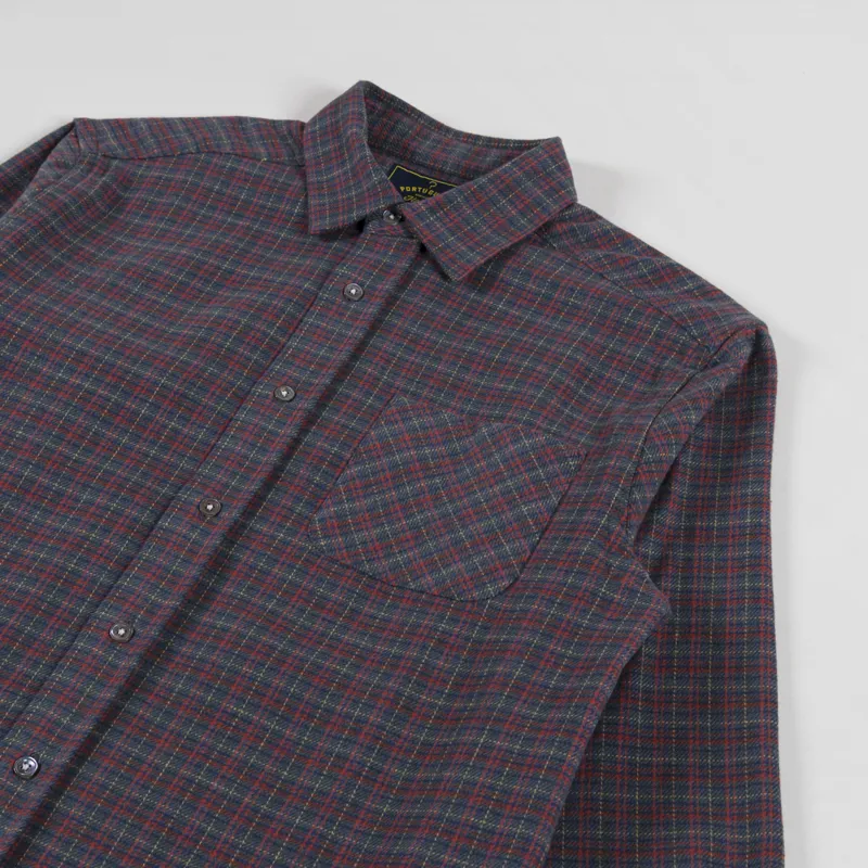 Portuguese Flannel Minerva Shirt Grayish-2