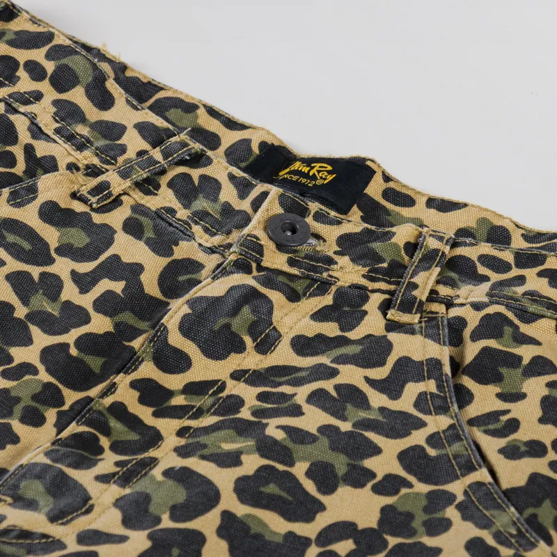 Stan Ray Big Job Shorts Leopard Camo-4