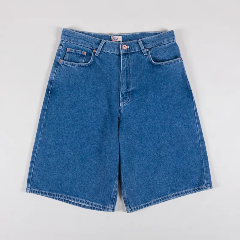Stan Ray Wide 5 Shorts Mid Stone Denim