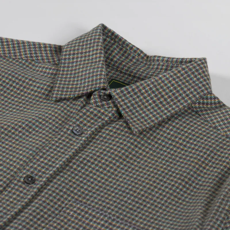 Portuguese Flannel Dylan Shirt Green Yellow-4