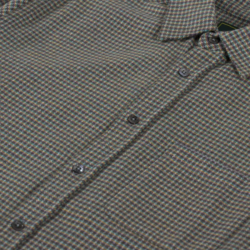 Portuguese Flannel Dylan Shirt Green Yellow-5