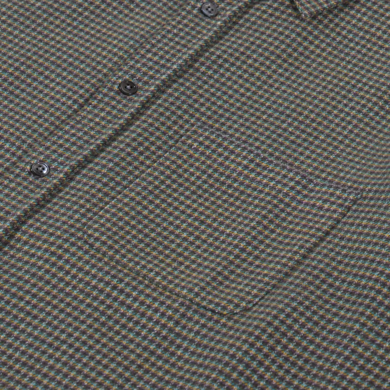 Portuguese Flannel Dylan Shirt Green Yellow-6