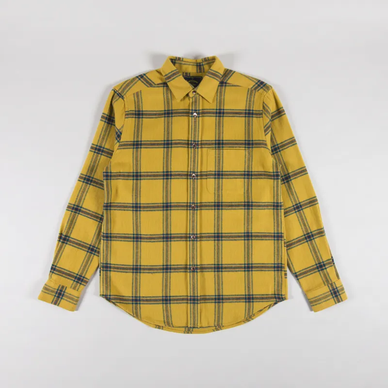 Portuguese Flannel Standard Plaid Shirt Yellow